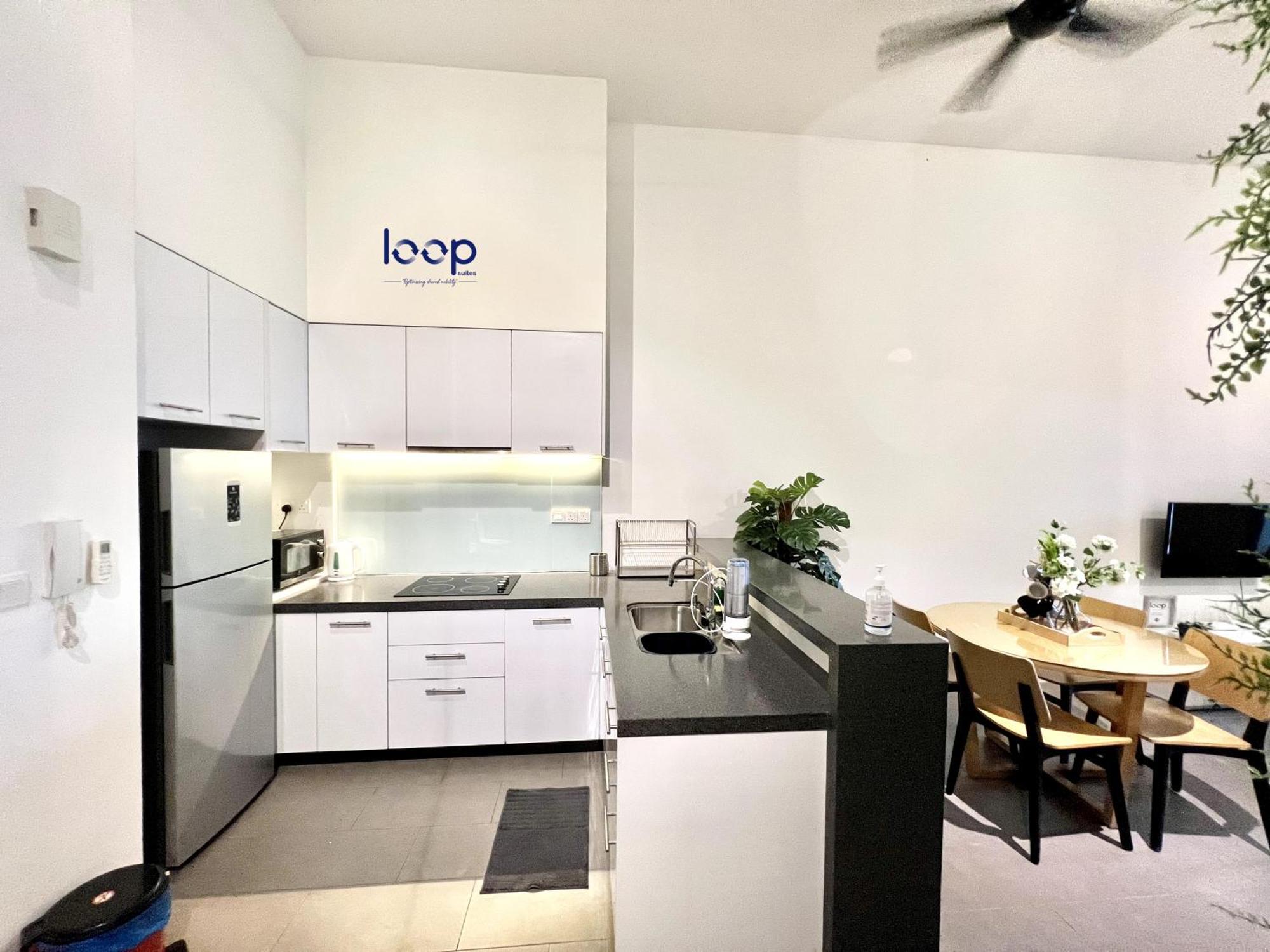 Kl Sentral Serviced Apartment - The Establishment Kl Sentral By Loop Suites Kuala Lumpur Zimmer foto